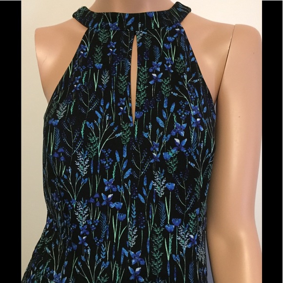 bebe Dresses & Skirts - Bebe Halter style keyhole flutter dress 10